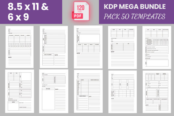A Comprehensive Guide to the 50 KDP Interior Template Editable Bundle