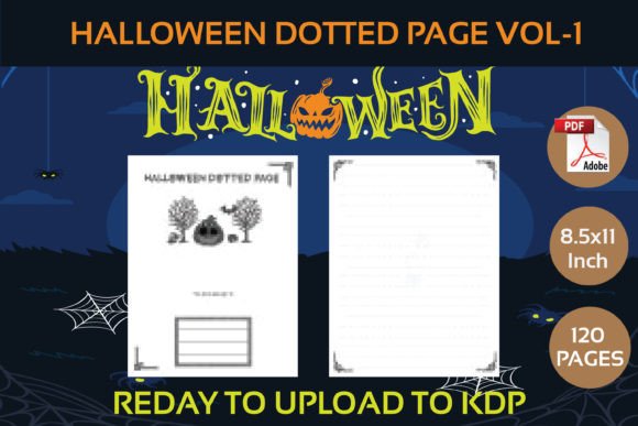 Halloween Dotted Page Vol-1 KDP Interior Explained