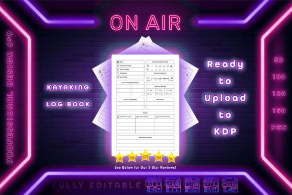 Kayaking Log Book Interior Kdp Full Edit