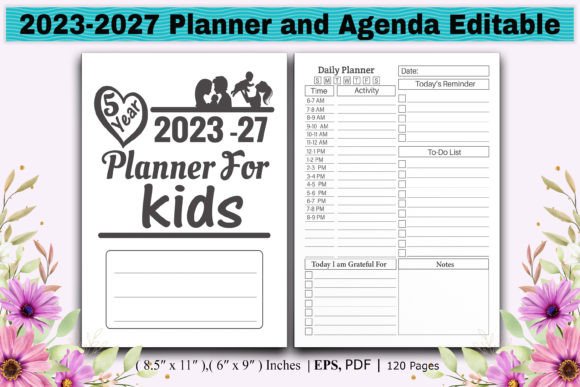 Master Your Next Five Years with an Editable 2023-2027 Planner