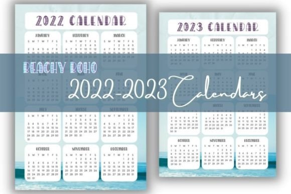 The Beachy Boho Calendar: Merging Function with Artistic Aesthetic