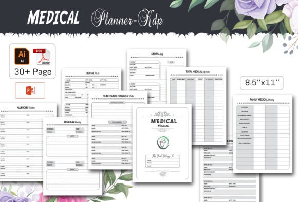 The Comprehensive Guide to Organizing Your Health with a Medical Planner Bundle