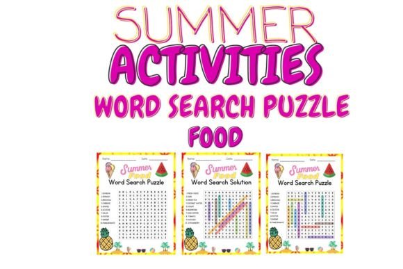 The Strategic Value of a Summer Food Word Search Puzzle