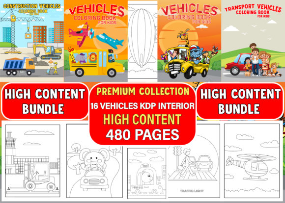 The Ultimate KDP Tool: Unleashing Creativity with the 16 Vehicles KDP Interior Bundle
