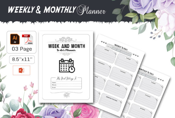Unlock Your Productivity with the Weekly Monthly To-Do Planner