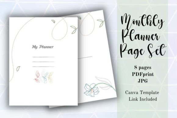 Unlocking Flexibility: The 8 Monthly Planner Pages Bundle Explained