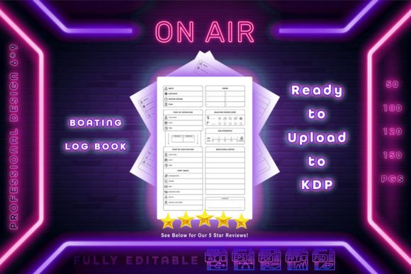 Your Complete Guide to a Profitable Boating Log Book KDP Interior